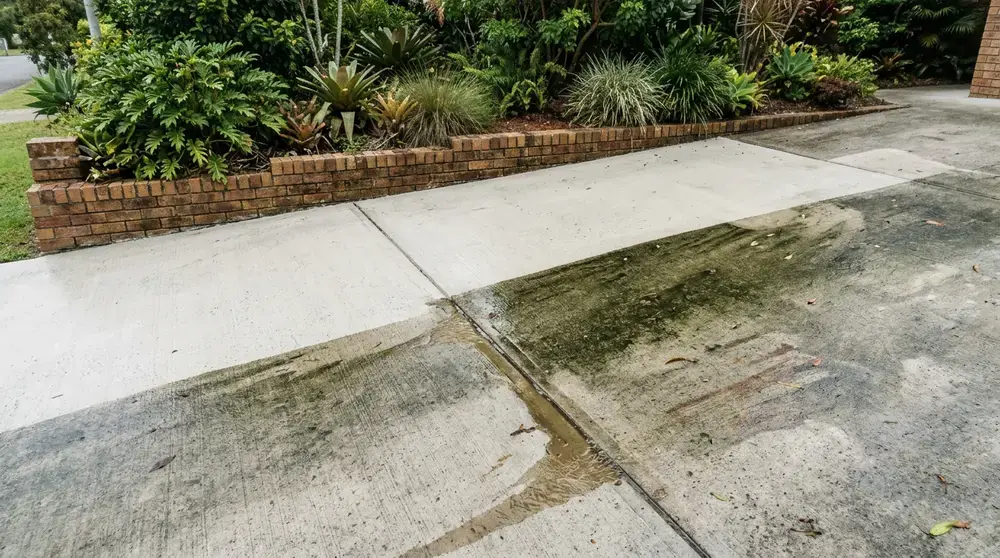 Concrete Driveway Cleaning