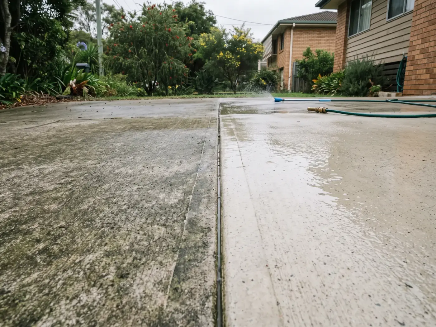 A residential driveway in Capalaba, Brisbane