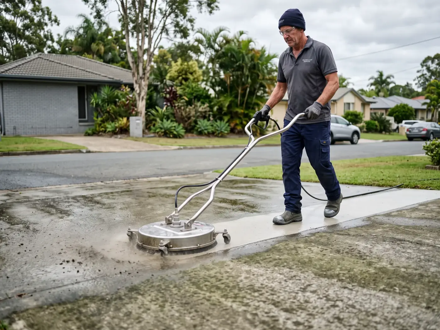 A residential driveway in Coorparoo, Brisbane